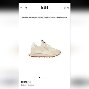 Mens RUN OF Bodrum - Sneakers In Light Grey Size EU 39